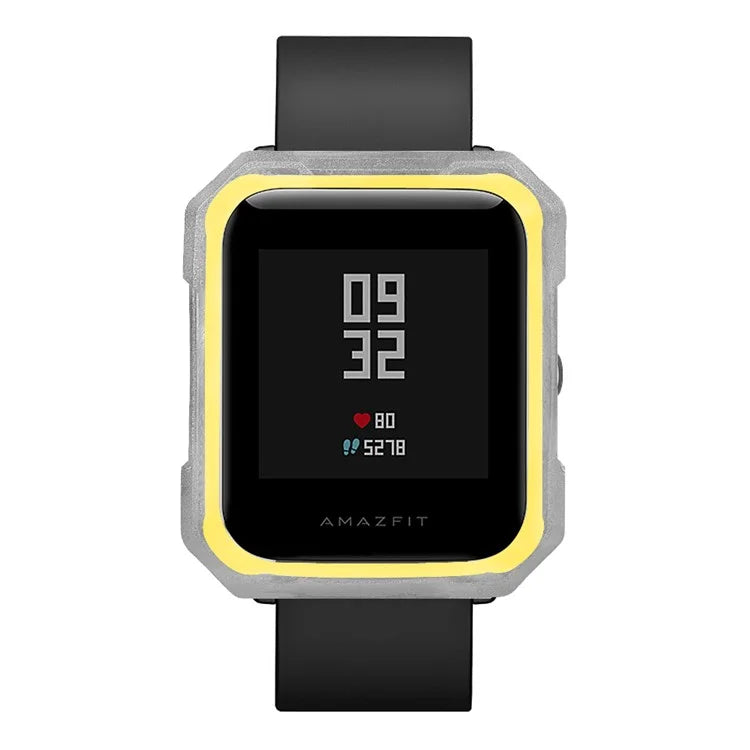 For Huami Amazfit Bip / Bip Lite Watch Case TPU Dual Color Protective Cover