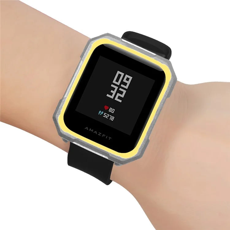 For Huami Amazfit Bip / Bip Lite Watch Case TPU Dual Color Protective Cover