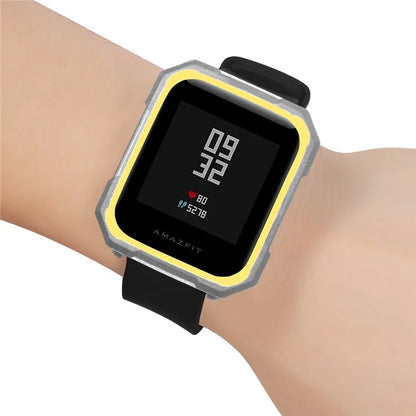 For Huami Amazfit Bip / Bip Lite Watch Case TPU Dual Color Protective Cover
