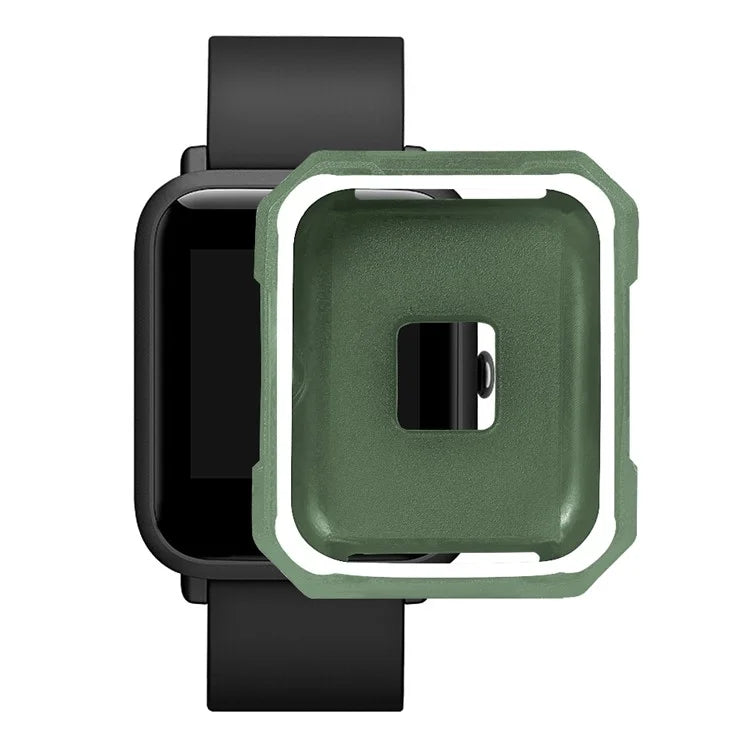 For Huami Amazfit Bip / Bip Lite Watch Case TPU Dual Color Protective Cover