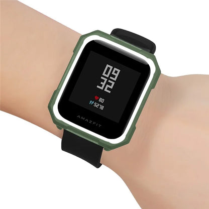 For Huami Amazfit Bip / Bip Lite Watch Case TPU Dual Color Protective Cover