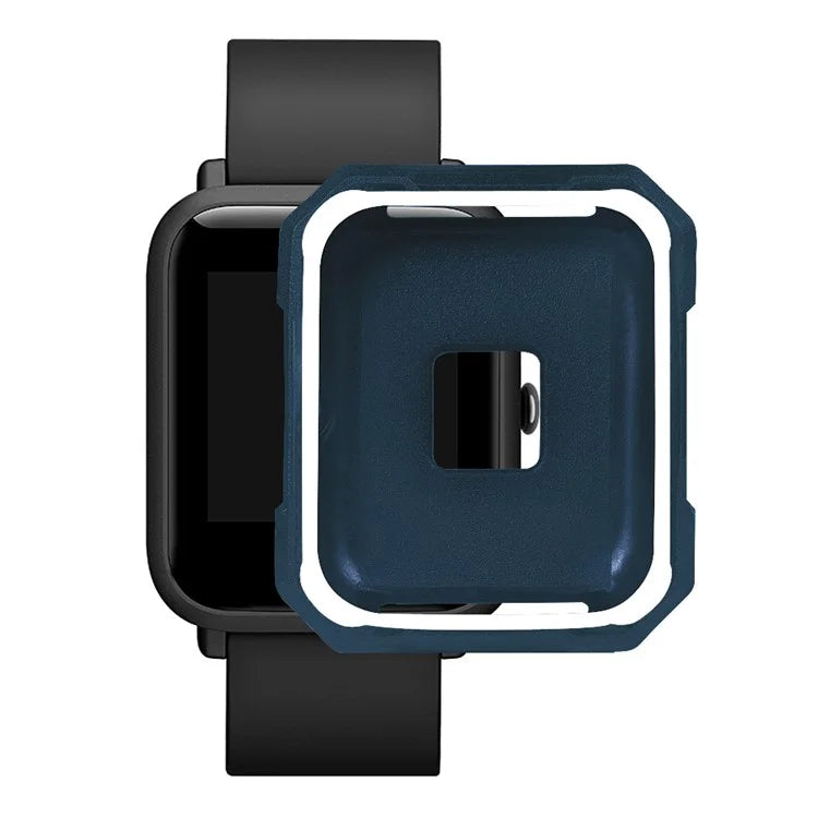For Huami Amazfit Bip / Bip Lite Watch Case TPU Dual Color Protective Cover