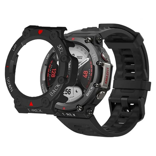 For Huami Amazfit T-Rex 2 Watch Case Cover Quick Release Hard PC Watch Protective Case / White