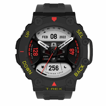 For Huami Amazfit T-Rex 2 Watch Case Cover Quick Release Hard PC Watch Protective Case / Yellow