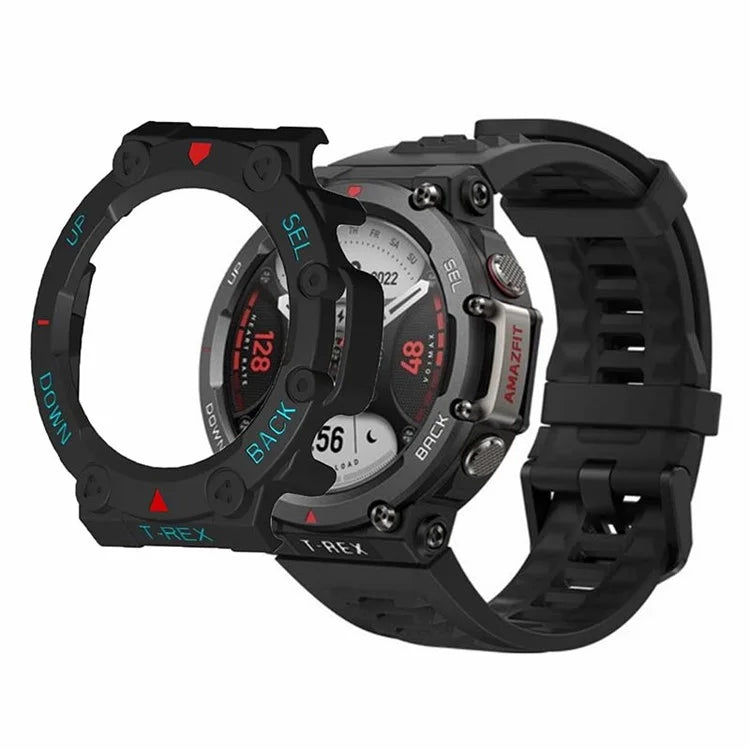 For Huami Amazfit T-Rex 2 Watch Case Cover Quick Release Hard PC Watch Protective Case / Blue