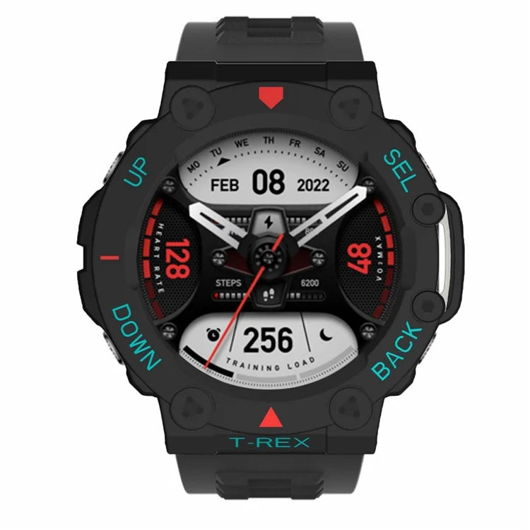 For Huami Amazfit T-Rex 2 Watch Case Cover Quick Release Hard PC Watch Protective Case / Blue