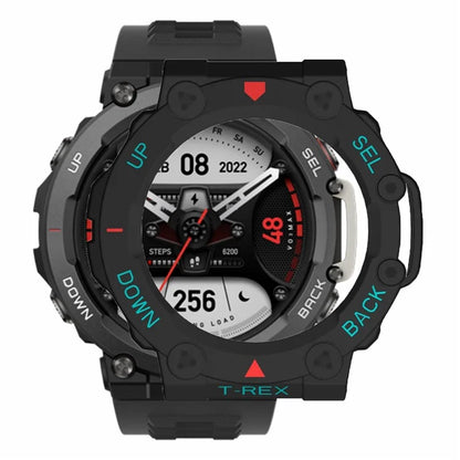 For Huami Amazfit T-Rex 2 Watch Case Cover Quick Release Hard PC Watch Protective Case / Blue