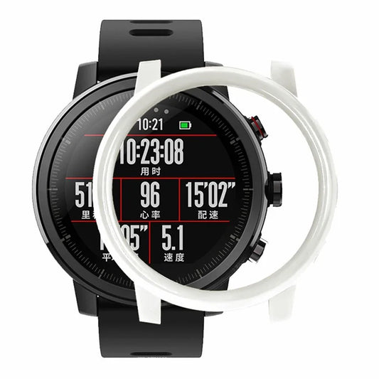 For Huami Amazfit 2 / 2S Stratos Protective PC Cover Hollow Watch Case Frame