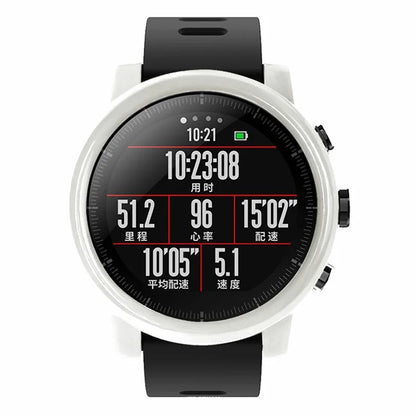 For Huami Amazfit 2 / 2S Stratos Protective PC Cover Hollow Watch Case Frame