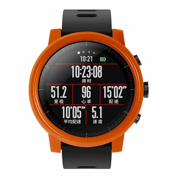 For Huami Amazfit 2 / 2S Stratos Protective PC Cover Hollow Watch Case Frame