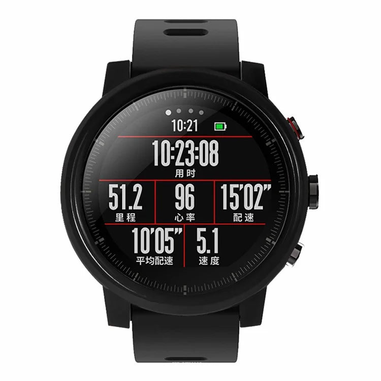 For Huami Amazfit 2 / 2S Stratos Protective PC Cover Hollow Watch Case Frame