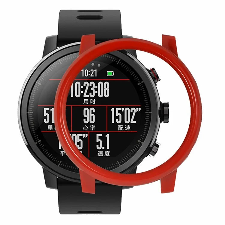 For Huami Amazfit 2 / 2S Stratos Protective PC Cover Hollow Watch Case Frame