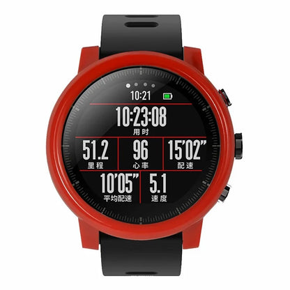 For Huami Amazfit 2 / 2S Stratos Protective PC Cover Hollow Watch Case Frame