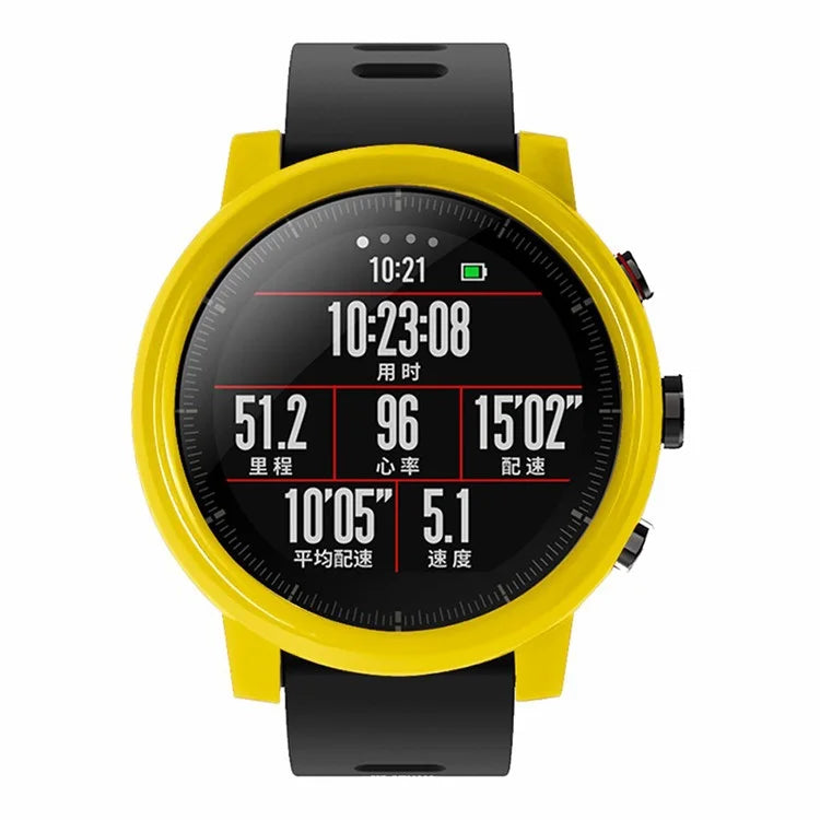 For Huami Amazfit 2 / 2S Stratos Protective PC Cover Hollow Watch Case Frame