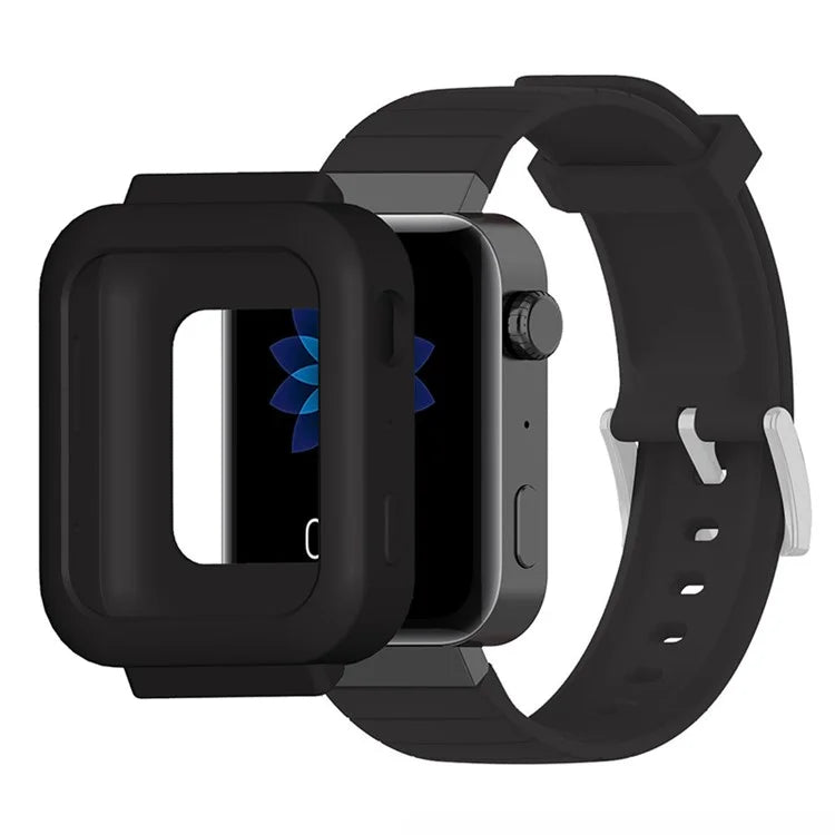 For Xiaomi Mi Watch Protective Frame Anti-scratch Soft Silicone Watch Case