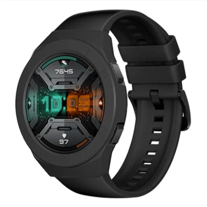 For Huawei Watch GT 2e Watch Case Ultra-light Hollow PC Half Cover Watch Frame with Dial Plate