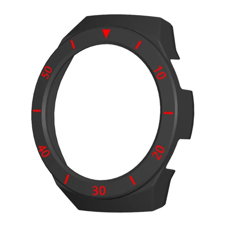 For Huawei Watch GT 2e Watch Case Ultra-light Hollow PC Half Cover Watch Frame with Dial Plate