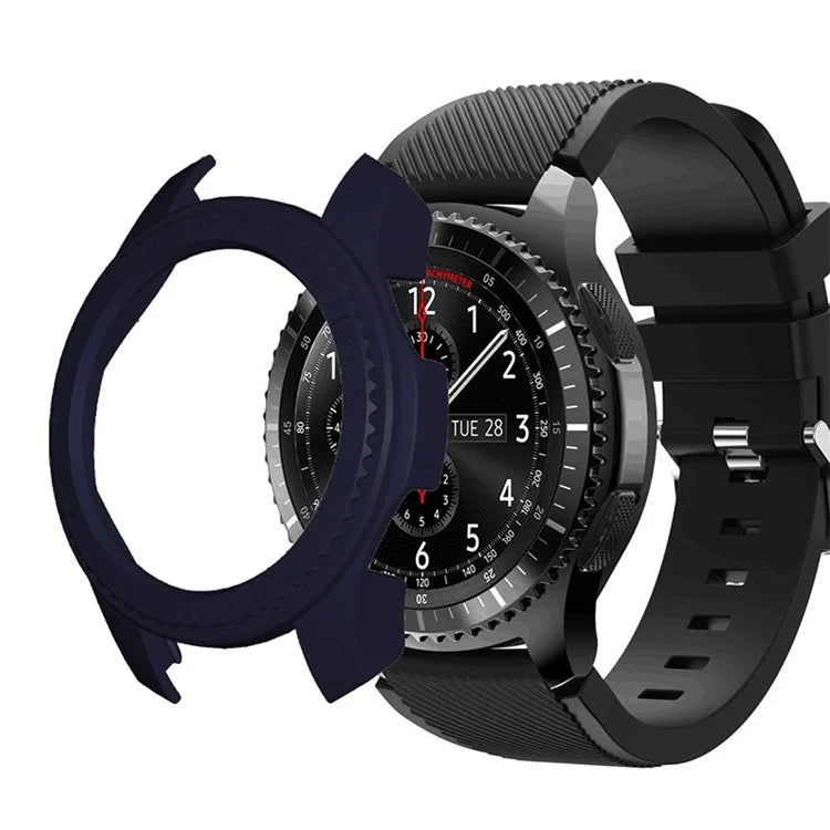 For Samsung Gear S3 / S2 Watch Case Half-Coverage Watch Frame Bumper Shell with Dial Plate