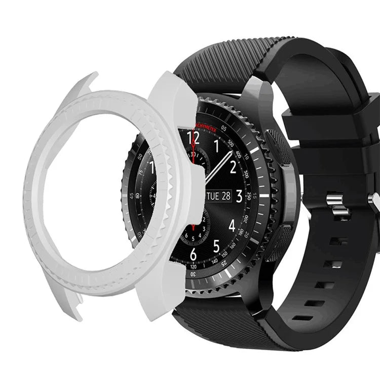 For Samsung Gear S3 / S2 Watch Case Half-Coverage Watch Frame Bumper Shell with Dial Plate