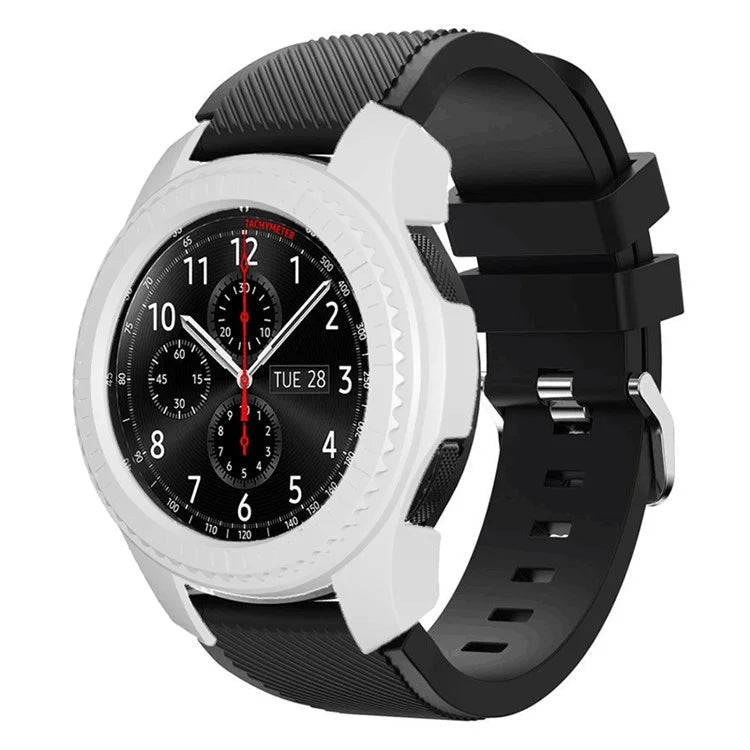 For Samsung Gear S3 / S2 Watch Case Half-Coverage Watch Frame Bumper Shell with Dial Plate