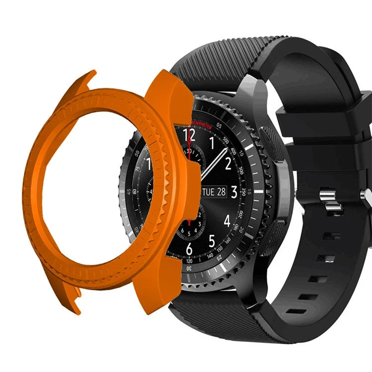 For Samsung Gear S3 / S2 Watch Case Half-Coverage Watch Frame Bumper Shell with Dial Plate