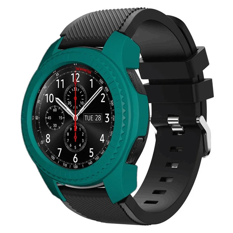 For Samsung Gear S3 / S2 Watch Case Half-Coverage Watch Frame Bumper Shell with Dial Plate