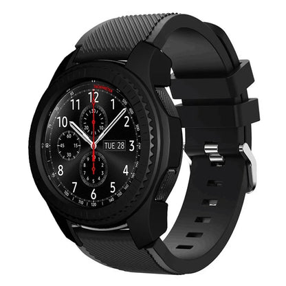 For Samsung Gear S3 / S2 Watch Case Half-Coverage Watch Frame Bumper Shell with Dial Plate
