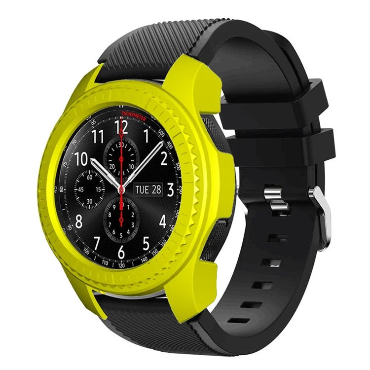 For Samsung Gear S3 / S2 Watch Case Half-Coverage Watch Frame Bumper Shell with Dial Plate