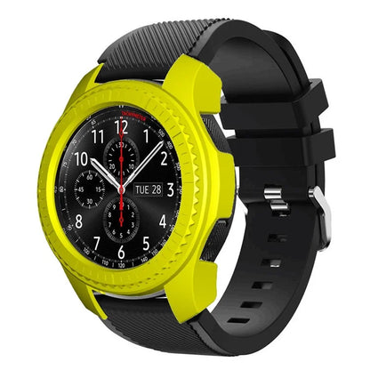 For Samsung Gear S3 / S2 Watch Case Half-Coverage Watch Frame Bumper Shell with Dial Plate