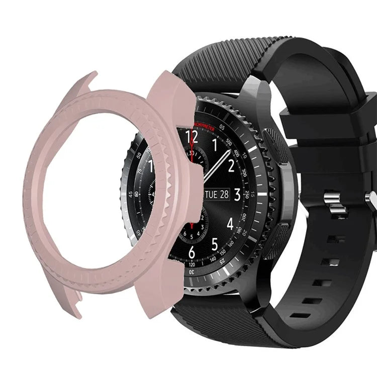 For Samsung Gear S3 / S2 Watch Case Half-Coverage Watch Frame Bumper Shell with Dial Plate