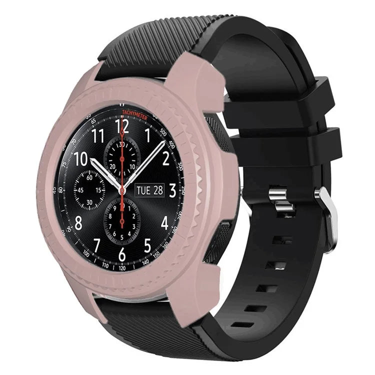 For Samsung Gear S3 / S2 Watch Case Half-Coverage Watch Frame Bumper Shell with Dial Plate