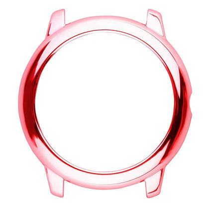 For Haylou Solar LS05 Hard PC Frame Cover Electroplating Watch Case Protector