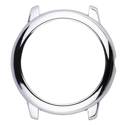 For Haylou Solar LS05 Hard PC Frame Cover Electroplating Watch Case Protector