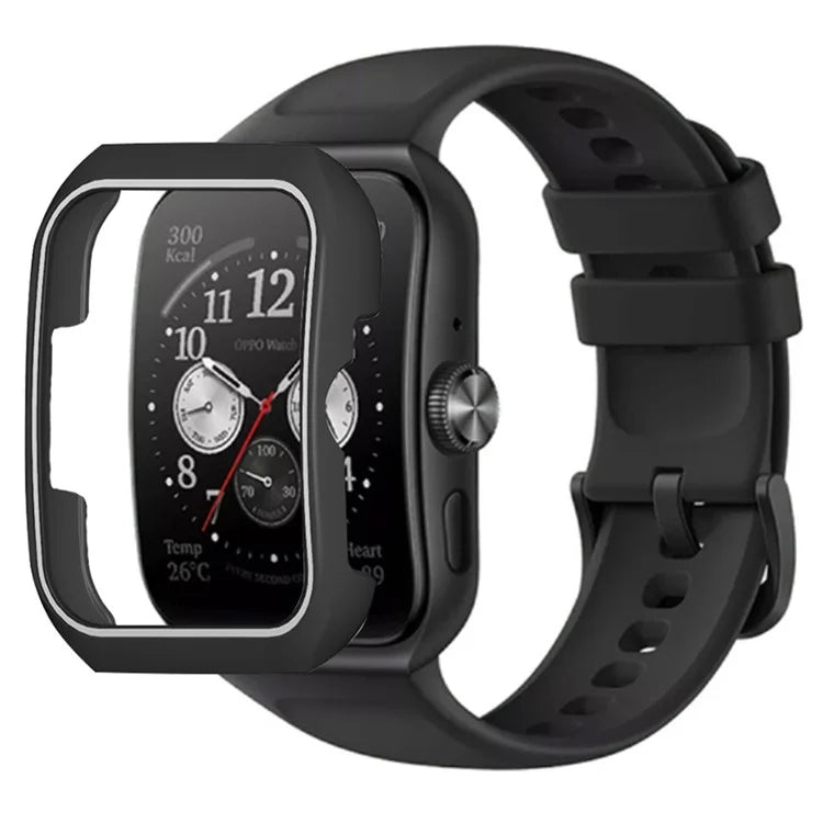 For Oppo Watch 3 Pro / Watch 4 Pro Shockproof Cover Half Protective PC Watch Case