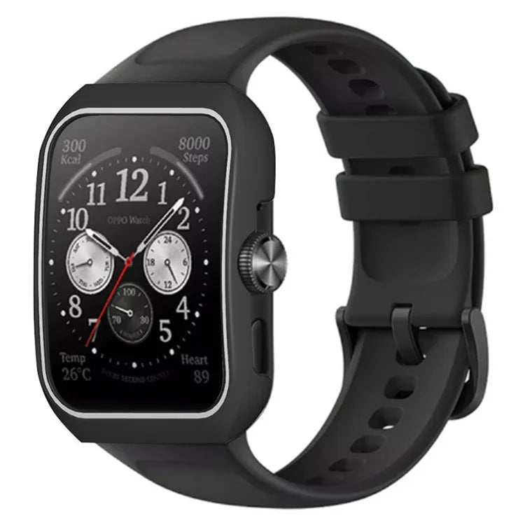 For Oppo Watch 3 Pro / Watch 4 Pro Shockproof Cover Half Protective PC Watch Case