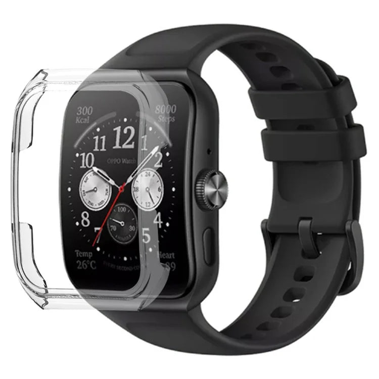 For Oppo Watch 3 Pro / Watch 4 Pro Shockproof Cover Half Protective PC Watch Case