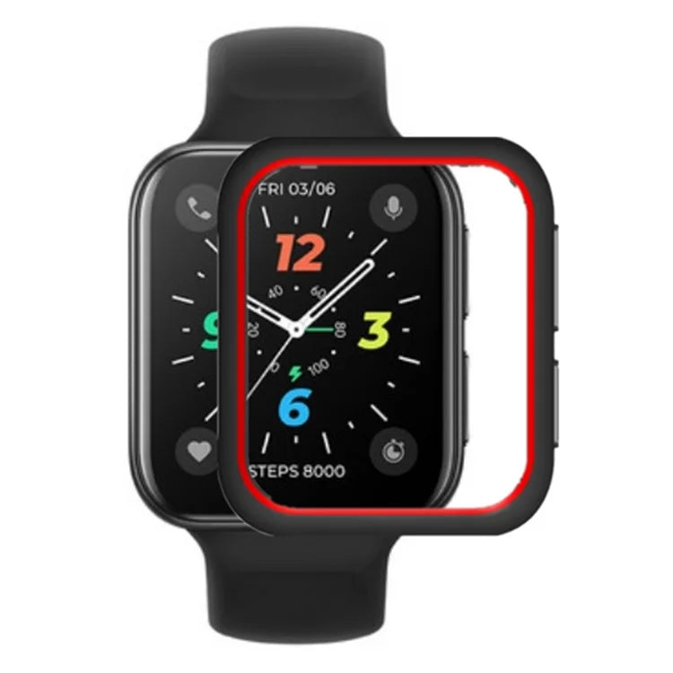 For Oppo Watch 2 42mm TPU Bumper Frame Case Watch Scratch-Resistant Protective Cover