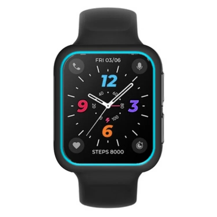 For Oppo Watch 2 42mm TPU Bumper Frame Case Watch Scratch-Resistant Protective Cover