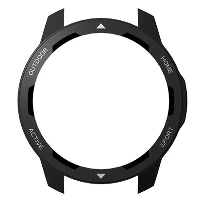 For Xiaomi Watch S1 Active / Watch Color 2 Protective Cover Hard PC Watch Case Hollow Frame+White