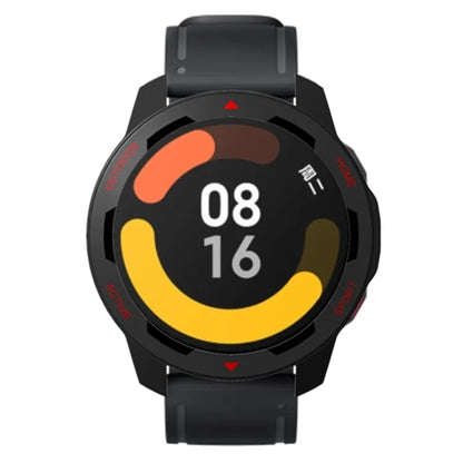 For Xiaomi Watch S1 Active / Watch Color 2 Protective Cover Hard PC Watch Case Hollow Frame+Red