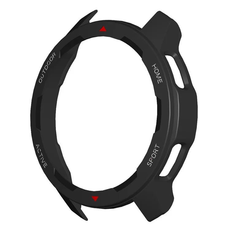 For Xiaomi Watch S1 Active / Watch Color 2 Protective Cover Hard PC Watch Case Hollow Frame+Red+White