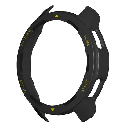 For Xiaomi Watch S1 Active / Watch Color 2 Protective Cover Hard PC Watch Case Hollow Frame+Yellow