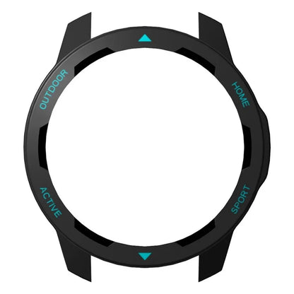 For Xiaomi Watch S1 Active / Watch Color 2 Protective Cover Hard PC Watch Case Hollow Frame+Blue