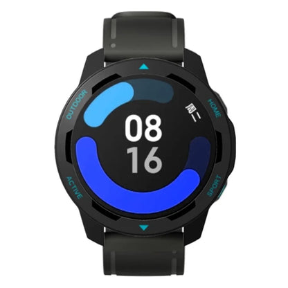 For Xiaomi Watch S1 Active / Watch Color 2 Protective Cover Hard PC Watch Case Hollow Frame+Blue