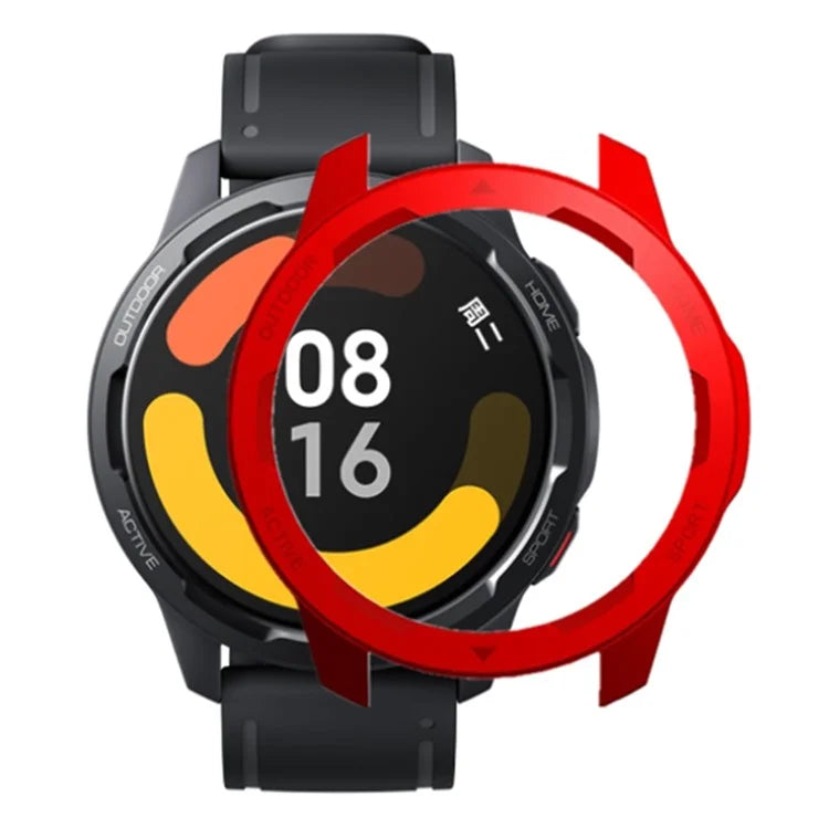 For Xiaomi Watch S1 Active / Watch Color 2 Protective Cover Hard PC Watch Case Hollow Frame