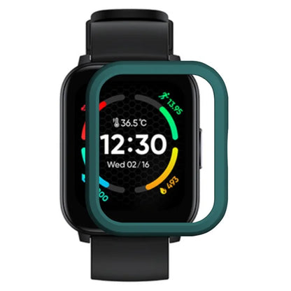 For Realme TechLife Watch S100 Hard PC Edge Protector Hollow Frame Watch Case