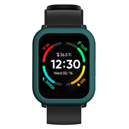 For Realme TechLife Watch S100 Hard PC Edge Protector Hollow Frame Watch Case