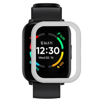 For Realme TechLife Watch S100 Hard PC Edge Protector Hollow Frame Watch Case