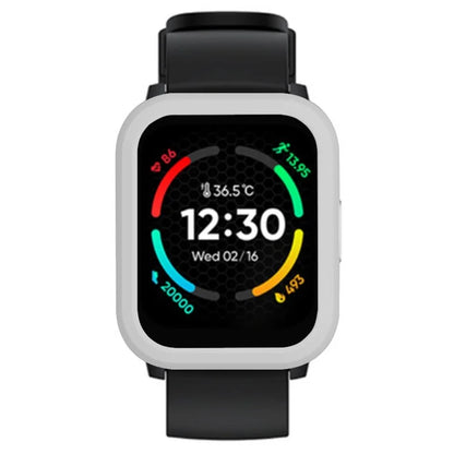 For Realme TechLife Watch S100 Hard PC Edge Protector Hollow Frame Watch Case