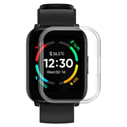 For Realme TechLife Watch S100 Hard PC Edge Protector Hollow Frame Watch Case